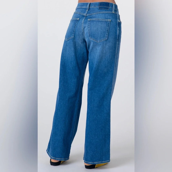 AMO Florence Pleated Jeans Size 28 - Picture 2 of 10